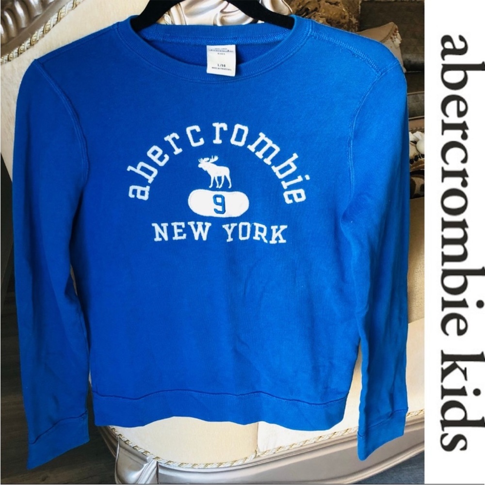 Abercrombie Kids Logo Crewneck Sweatshirt